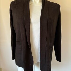 Dark brown cardigan